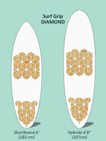 Surf Grip DIAMOND - Tabla corta 6'